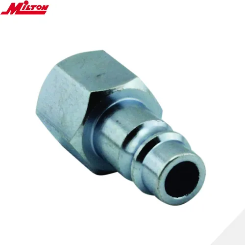 Vista 3 de Milton S-217 Juego de acoplador NPT de 1/4 de pulgada estilo V y clavijas, 6 piezas