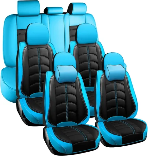 Vista 12 de Funda de asiento de auto de 7 asientos para Nissan Armada 2004-2023, funda de asiento duradera, resistente al desgaste, impermeable, transpirable