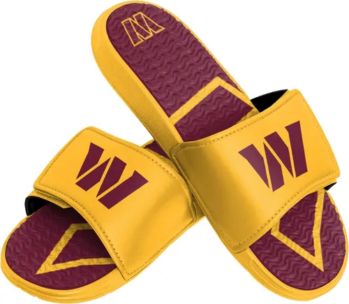 Vista 22 de FOCO mens NFL Team Logo Athletic Sport Shower Flip Flop Sandals Gel Slides