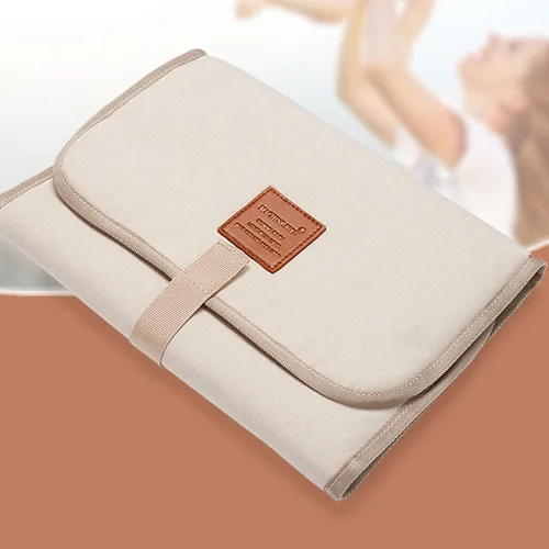 Vista 9 de Cambiador portátil plegable para pañales de bebé, cambiador de pañales impermeable Cambiador de pañales de viaje Hoja de cambio de pañales