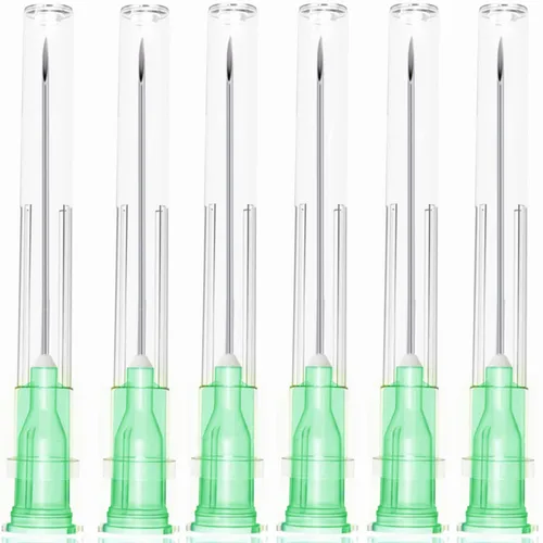 Vista 7 de Paquete de 100 herramientas de laboratorio dispensadoras de acero inoxidable de 16Ga 1 1/4 pulgadas, accesorios para laboratorios científicos
