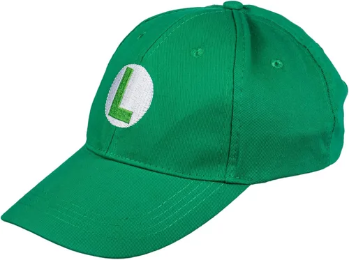 Vista 8 de 2 gorras de Super Mario Bros Luigi para adultos, disfraz de Halloween, gorra de béisbol, Como la imagen
