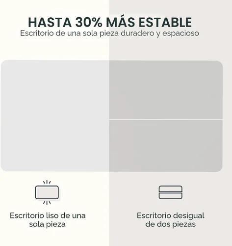 Vista 5 de FLEXISPOT EN2 Escritorio de pie de una pieza entera de 48 x 30 pulgadas con Parte superior de arce + marco blanco