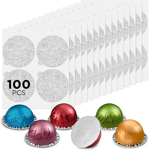 Vista 8 de CAPMESSO Kit de recarga de cápsulas Vertuo reutilizables, sellado más rápido, cápsulas Nespresso Vertuo reutilizables con cepillo de llenado