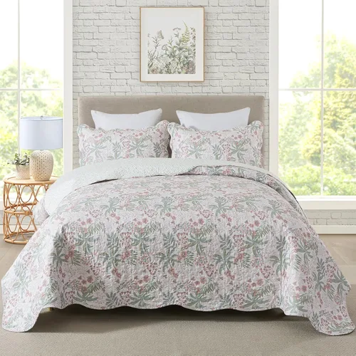 Vista 22 de Travan Juegos de Edredón de 2 Piezas Twin con Sham, Ropa de Cama de Gran Tamaño, Colcha Reversible, Juego de Cubrecama Suave, Tamaño Twin