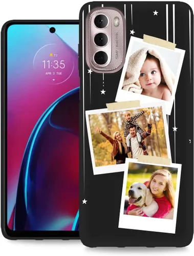 Vista 47 de Funda personalizada para Motorola Moto G Stylus 5G con nombre de foto y texto – GStylus 5G personalizada para teléfono móvil/smartphone/teléfono