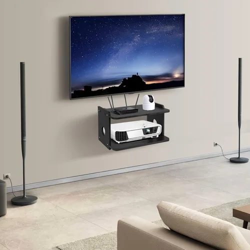 Vista 4 de Estante para proyector, estante flotante para proyector, soporte para proyector, soporte para proyector, soporte para proyector, estante