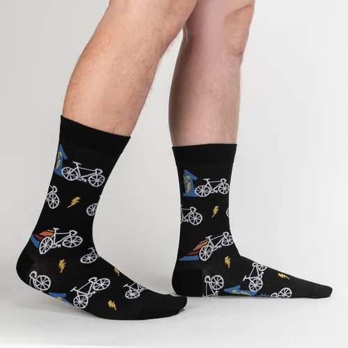 Vista 2 de Sock It To Me - Calcetines con diseño de extraterrestres y del espacio para hombre