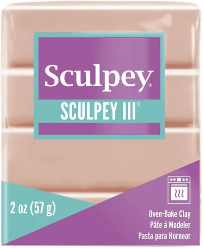 Vista 2 de Arcilla polimérica Sculpey III, Polyform de 2 onzas Beige