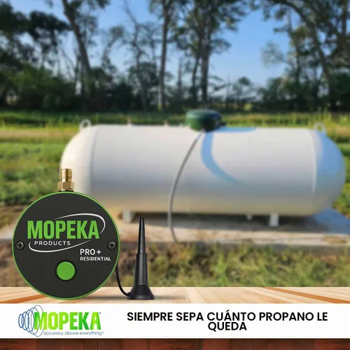 Vista 6 de Mopeka Pro + Sensor Celular - Sensor Ultrasónico Bluetooth y Celular Para Tanques de Propano de Acero - Perfecto Para Tanques de Propano - Hasta