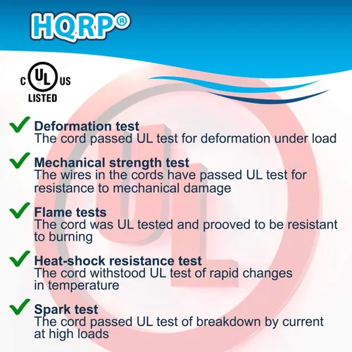 Vista 6 de HQRP Cable de alimentación de CA de 10 pies compatible con tecnología definitiva ProSub 600 800 1000 cable de red de subwoofer