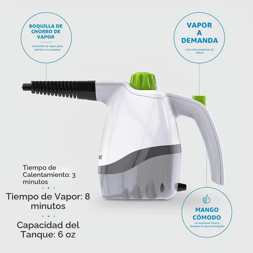 Vista 4 de Steamfast SF-210 Limpiador a vapor, manual, para uso diario.