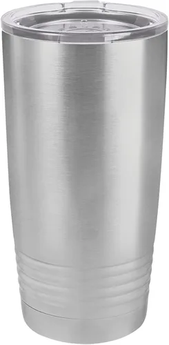 Vista 4 de Polar Camel Vaso aislado al vacío de acero inoxidable de 20 onzas (morado claro)