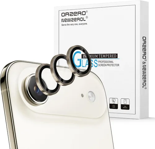 Vista 29 de Orzero Protector de lente de cámara para Samsung Galaxy Z TirFold/Fold 7, [EZ Install] [compatible con fundas] cubierta de lente de anillo de Negro
