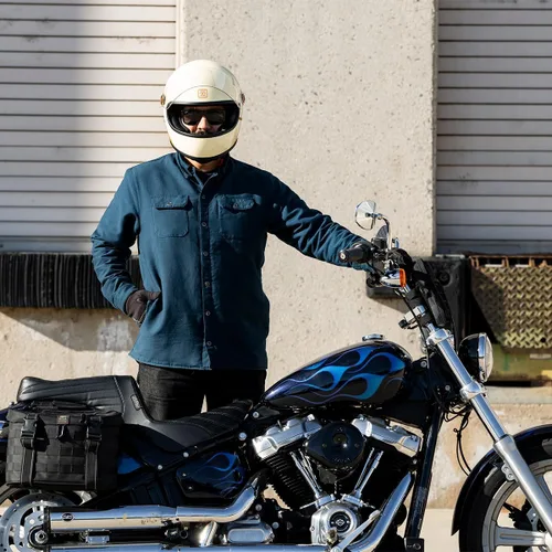 Vista 7 de Biltwell Gringo S DOT ECE R22.06 - Casco de moto para 20 aniversario