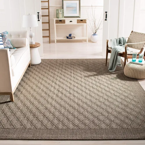 Vista 13 de SAFAVIEH Palm Beach Collection - Alfombra decorativa de 2 x 3 pies, diseño de ceniza, sisal y yute, ideal para zonas de alto tráfico en entrada