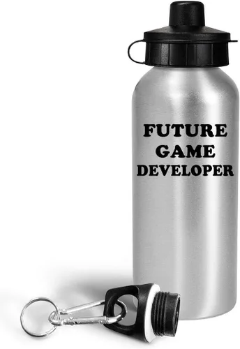 Vista 2 de Gifts for Future Game Developer Designer Water Bottle Tumbler 20oz Reusable Drinkware - Aspiring Video Gaming Design Dev Team Development Assistant
