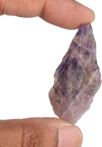 Vista 2 de GEMHUB Cristal de amatista violeta crudo, 84.00 quilates, natural, real, sin tratar, violeta, amatista, piedra preciosa suelta, Gema, Brasileño