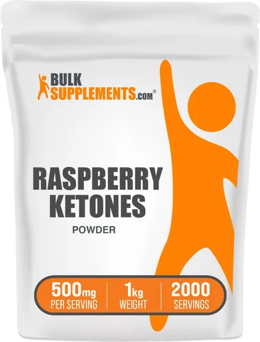 Vista 7 de Polvo de cetonas de frambuesa puro BulkSupplements, 1
