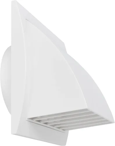 Vista 16 de Repa Market Cubierta de ventilación para secadora de 4 pulgadas/tubo de antracita para paredes o techo/cubierta de protección de plástico ABS