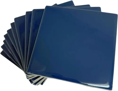 Vista 22 de Tenedos - Caja de 10 piezas para azulejos de cerámica brillantes de 4 1/4 pulgadas, para pared de baño y cocina, acabado brillante, aspecto clásico