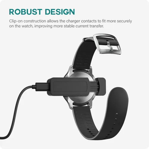 Vista 5 de TUSITA Cable cargador compatible con Withings Scanwatch 2 Scanwatch Light Smart Watch - 1M