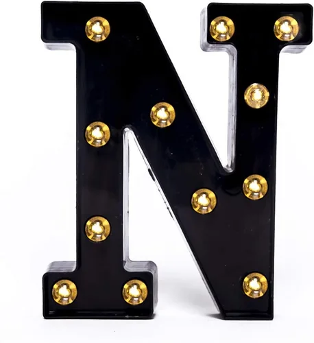 Vista 28 de Foaky Letrero de luces LED negras con número de marquesina, luces de números de marquesina iluminadas para luz nocturna, boda, fiesta de cumpleaños