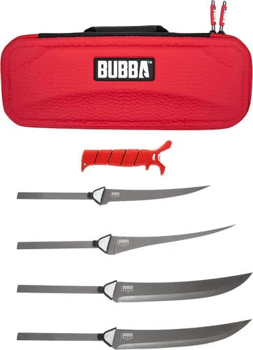 Vista 5 de BUBBA Kit de Hojas Intercambiables Multi-Flex, con Mango de Agarre Antideslizante, 2 Hojas Revestidas de Ti-Nitride de Acero Inoxidable