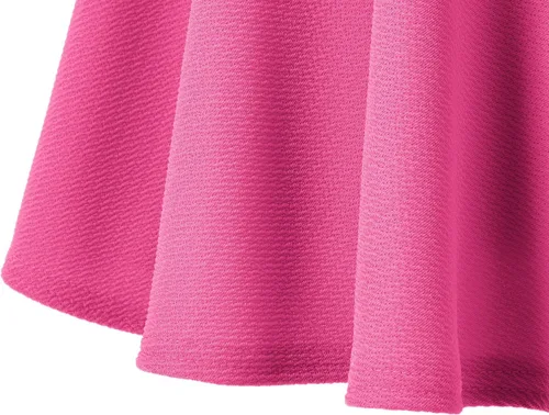 Vista 4 de Urban CoCo Women's Basic Versatile Stretchy Flared Casual Midi Skater Skirt