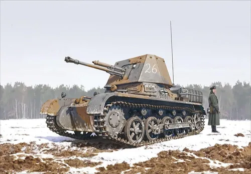 Vista 2 de Italeri 6577S 1:35 Panzerjager I Ger Hunter Edificio, Construcción, Fabricación de modelos de soporte, manualidades, aficiones, pegado, plástico