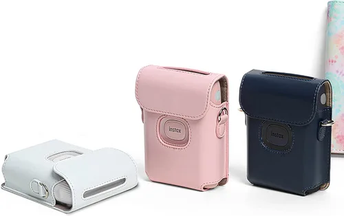 Vista 8 de MIni Link 2 - Funda de piel sintética para impresora Fujifilm Instax Mini Link 2 con correa de hombro ajustable