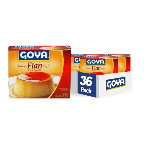 Vista 3 de Goya Foods Flan Custard, estilo español, 2 onzas (paquete de 36)