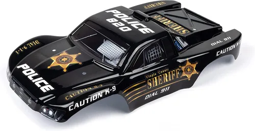 Vista 2 de Pegatina estilo policía Sheriff estilo RC coche camión calcomanía se adapta a la mayoría de escala 1/10 1/8
