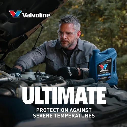 Vista 5 de Valvoline Heavy Duty - Mezcla sintética 15W-40, aceite de motor diesel, 1 galón