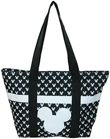 Vista 4 de Disney Tote Mickey & Minnie Mouse Icon Print - Bolsa de viaje con cremallera