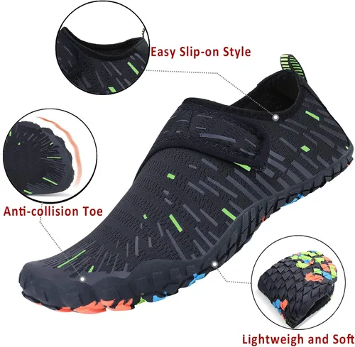 Vista 2 de PENGCHENG Mens Womens Water Shoes Sports Quick Dry Barefoot Athletic for Swim Diving Surf Aqua Pool Beach Yoga