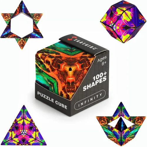 Vista 52 de Shashibo DODECA - Cubo magnético de rompecabezas, juguete para aliviar
