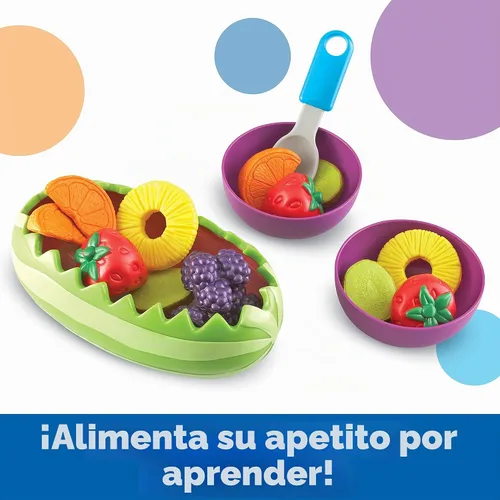 Vista 3 de Recursos de aprendizaje, nuevos brotes de fruta fresca, juego para ensalada