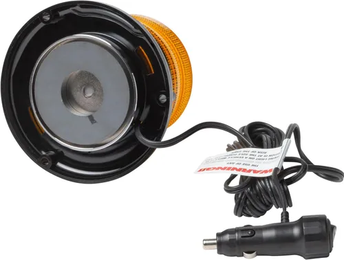 Vista 2 de Grote 77483 Mighty Mini LED luz estroboscópica con soporte magnético con cable de alimentación auxiliar