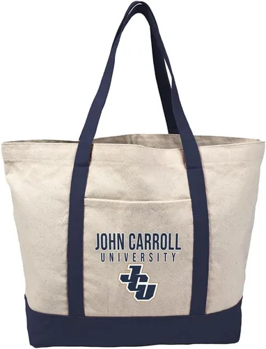 Vista 378 de Campus Lab Bolsa de lona con logotipo primario colegiado con bolsillo externo, bolsa de hombro reutilizable para ir de compras, playa Águilas A&m