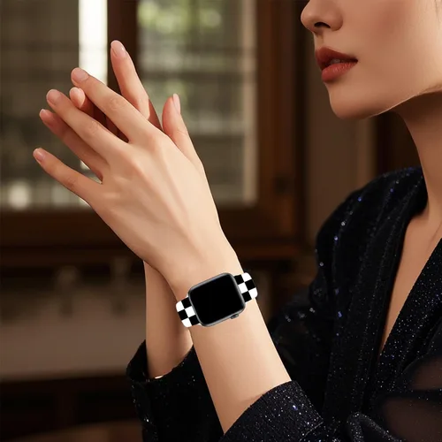 Vista 5 de Watch Band Compatible with Apple Watch 38mm 40mm 41mm 42mm 44mm 45mm for Women Men Sport Silicone Wristbands Strap for IWatch Series 7 6 5 4 3 2 1