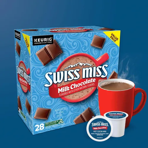 Vista 8 de Swiss Miss Cápsulas K Cup Keurig de Chocolate Caliente con Leche Monodosis, 28