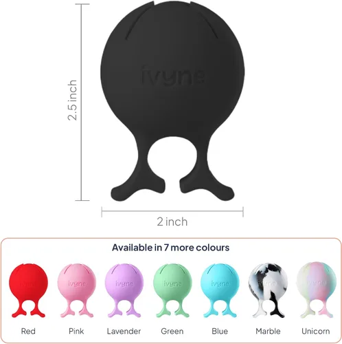 Vista 2 de iVyne Handi Berry – Colector de desechos de vinilo, anillo portátil de mano para recolector de chatarra, herramientas de deshierbe