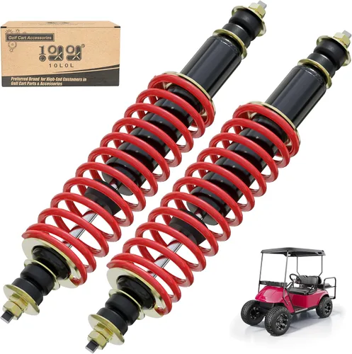 Vista 10 de 10L0L Golf Cart Shocks Absorber Front or Rear with Heavy Duty Coil Springs for EZGO Medalist TXT 1994+ Newer Gas & Electric Golf Carts, Replaces