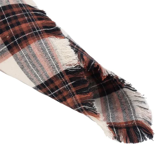 Vista 3 de Bandana de otoño para perro, otoño, Acción de Gracias, a cuadros, reversible, triangular, bufanda, accesorios para perros y mascotas