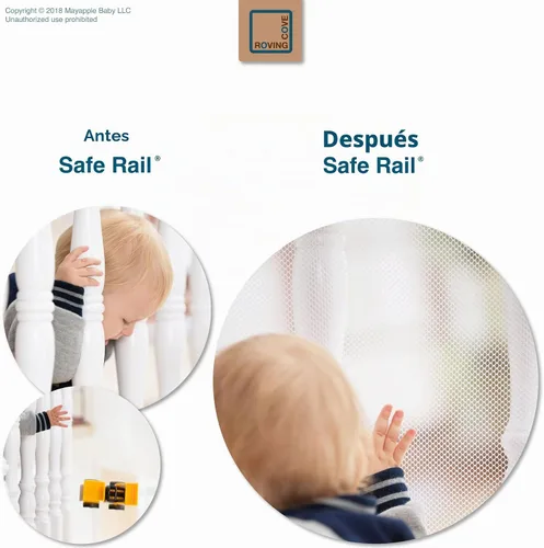 Vista 8 de Roving Cove® Safe Rail ™ – Balcón Escalera y Red de seguridad – Pasamanos y escaleras Ferroviario neta, Perla