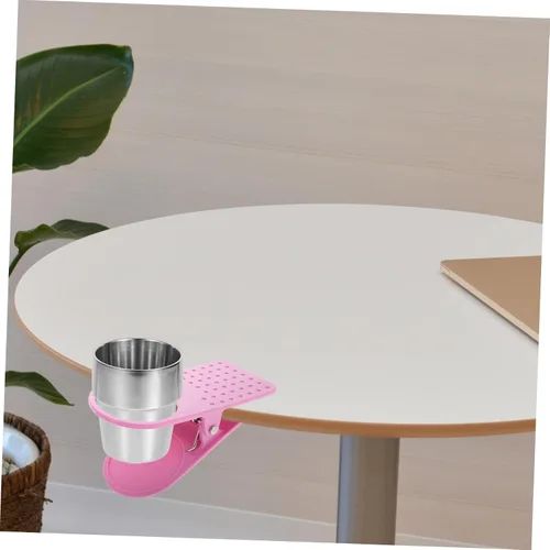 Vista 4 de Clip para taza de oficina con clip para silla, taza, mesa, soporte para tazas, soporte para tazas, soporte para tazas, soporte de taza