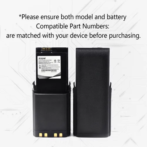 Vista 4 de Paquete de 2 baterías de repuesto para radios Motorola APX 6000 7000 8000 SRX2200, compatible con NNTN7038 NNTN8921 PMNN4487A PMMN4403 (paquete de 2)