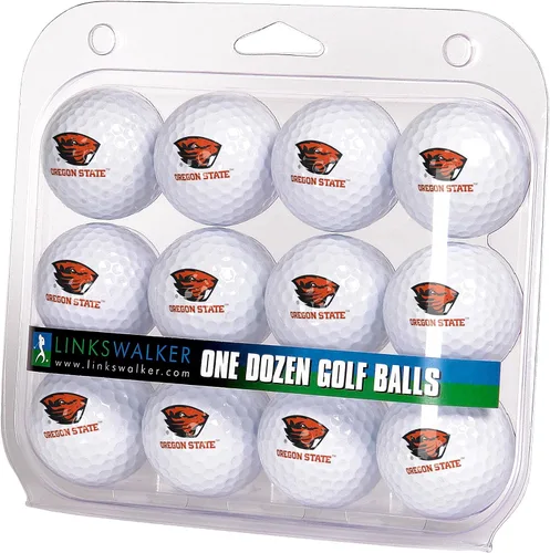 Vista 8 de LinksWalker Bolas de golf universitarias 12 bolas de regalo, tamaño reglamentario, bolas de 2 piezas