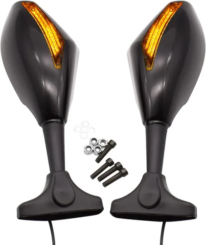 Vista 6 de Espejo retrovisor LED para motocicleta, retrovisor, retrovisor, retrovisor, retrovisor, retrovisor, espejos retrovisores para Yamaha YZFR15 XT660